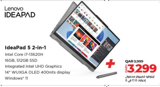 Computer & Laptop in LuLu Hypermarket, Qatar Offers - Qatar LENOVO Laptop available at LuLu Hypermarket in Qatar - Al-Shahaniya