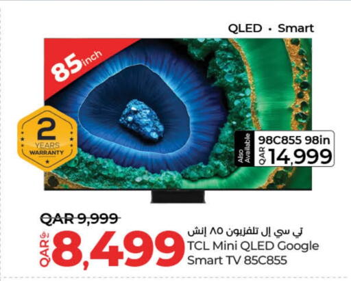 تي سي إل تلفاز ذكي available at لولو هايبرماركت in قطر - أم صلال