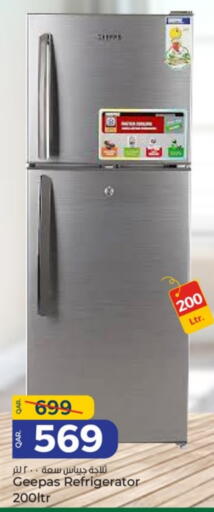 GEEPAS Refrigerator available at Paris Hypermarket in Qatar - Doha