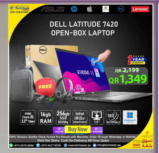DELL Laptop available at Tech Deals Trading in Qatar - Al Shamal