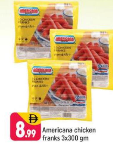 AMERICANA Chicken Franks available at Shaklan  in UAE - Dubai