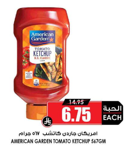 AMERICAN GARDEN Tomato Ketchup available at Prime Supermarket in KSA, Saudi Arabia, Saudi - Yanbu