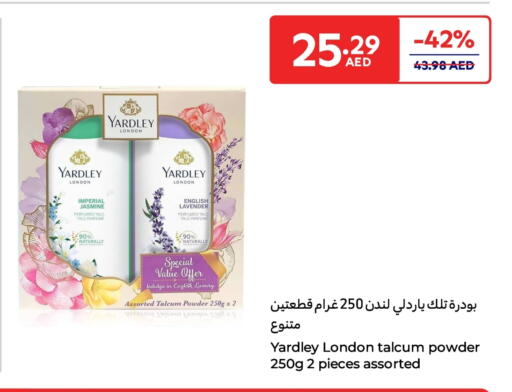 YARDLEY Talcum Powder available at Carrefour UAE in UAE - Fujairah