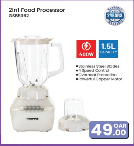 GEEPAS Food Processor available at Rawabi Hypermarket in Qatar - Al Daayen