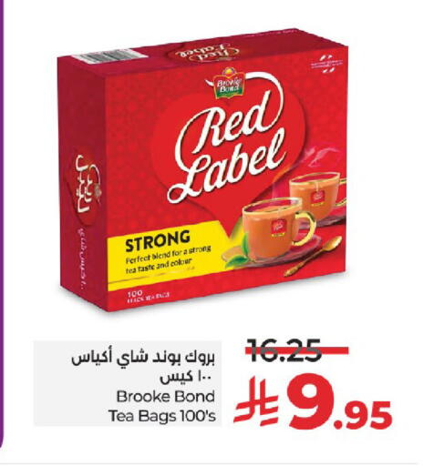 RED LABEL Tea Bags available at LULU Hypermarket in KSA, Saudi Arabia, Saudi - Yanbu