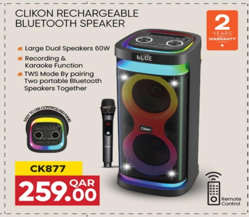 CLIKON Speaker available at Rawabi Hypermarket in Qatar - Al Shamal