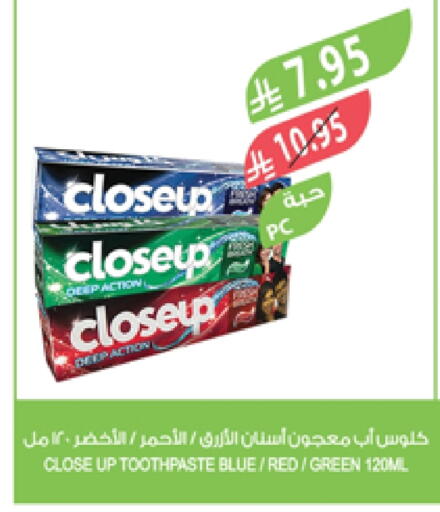 CLOSE UP Toothpaste available at Farm  in KSA, Saudi Arabia, Saudi - Abha