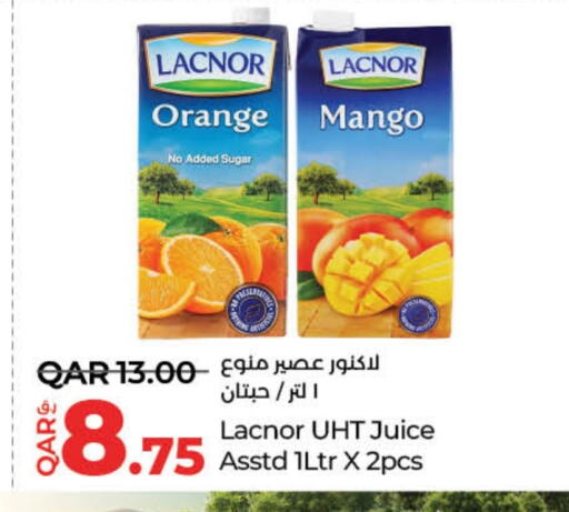 العصائر و المشروبات in لولو هايبرماركت, قطر Offers - قطر لكنور available at لولو هايبرماركت in قطر - الشحانية