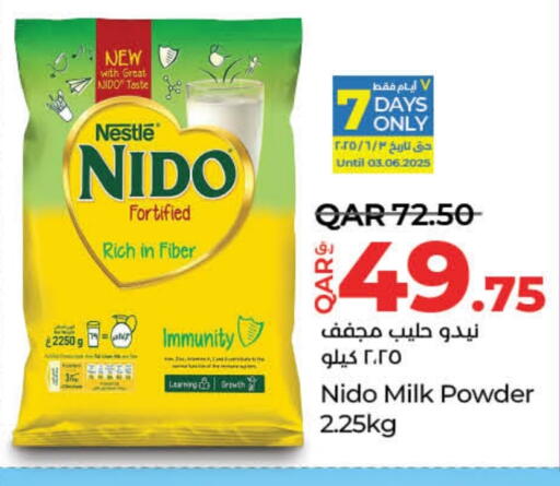 NIDO Milk Powder available at LuLu Hypermarket in Qatar - Al Shamal