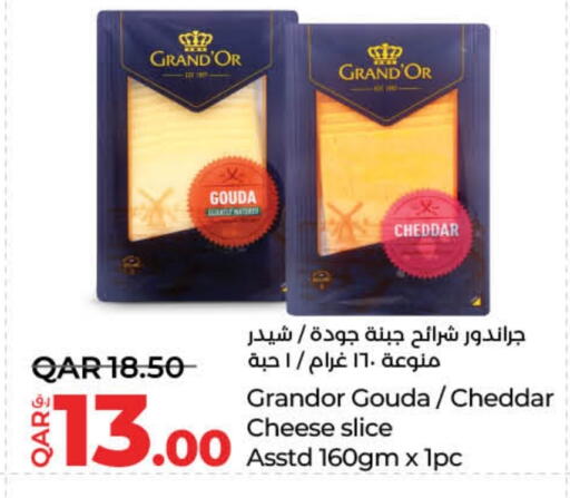 GRAND‘OR Slice Cheese available at LuLu Hypermarket in Qatar - Al Wakra