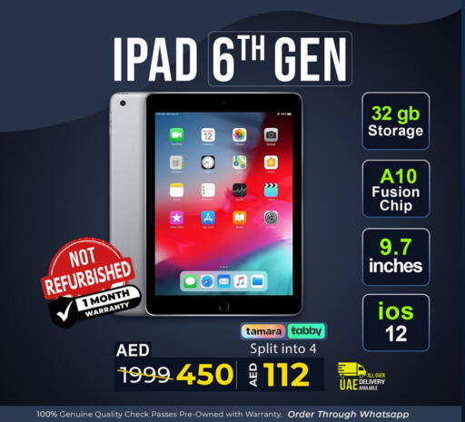 APPLE iPad available at TechDelas Electronics Trading in UAE - Umm al Quwain
