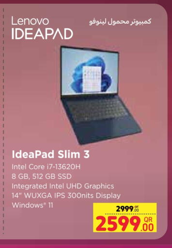 Computer & Laptop in Carrefour, Qatar Offers - Qatar LENOVO Laptop available at Carrefour in Qatar - Al Wakra