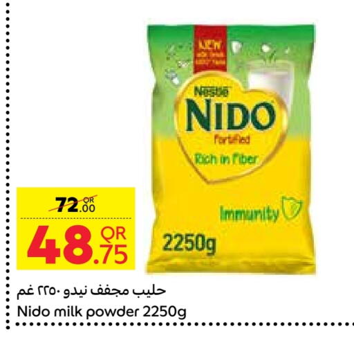 Powdered & Condensed Milk in Carrefour, Qatar Offers - Qatar NIDO Milk Powder available at Carrefour in Qatar - Al Wakra