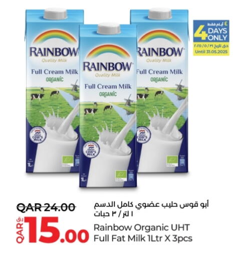 RAINBOW Long Life / UHT Milk available at LuLu Hypermarket in Qatar - Doha