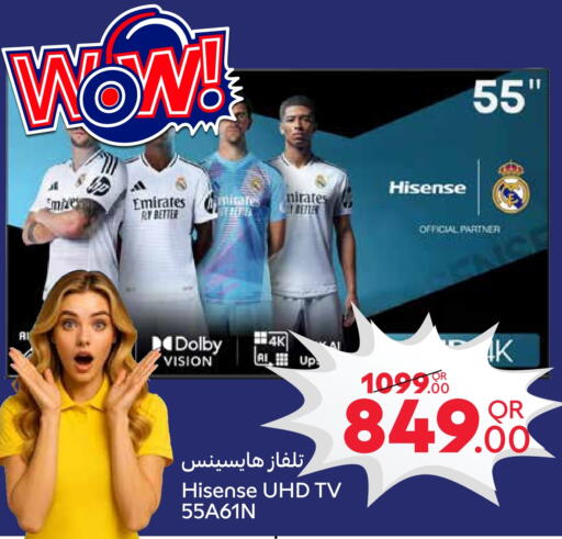 TV in Carrefour, Qatar Offers - Qatar HISENSE Smart TV available at Carrefour in Qatar - Al Wakra