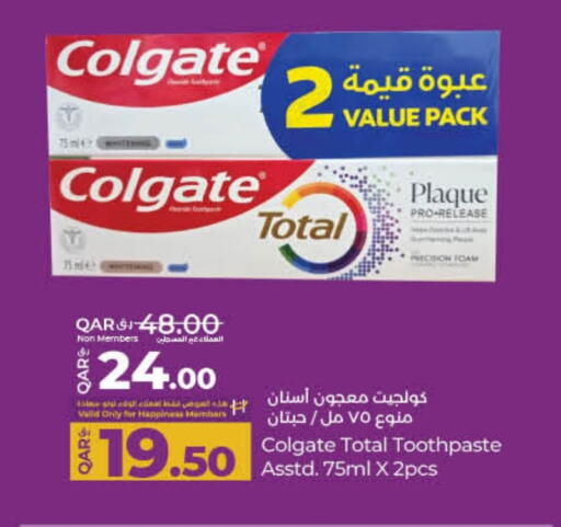 COLGATE Toothpaste available at LuLu Hypermarket in Qatar - Al Daayen