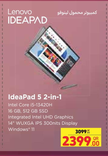 Computer & Laptop in Carrefour, Qatar Offers - Qatar LENOVO Laptop available at Carrefour in Qatar - Al Wakra