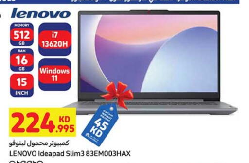 Computer & Laptop in Carrefour, Kuwait Offers - Kuwait LENOVO Laptop available at Carrefour in Kuwait - Ahmadi Governorate