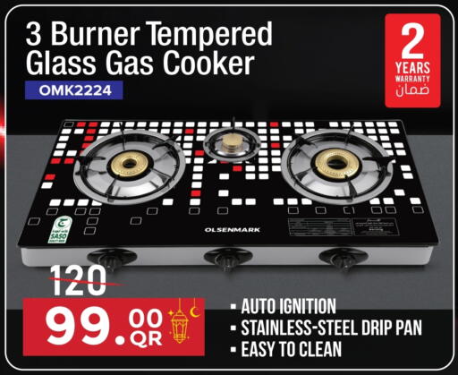 OLSENMARK gas stove available at Regency Group in Qatar - Al-Shahaniya