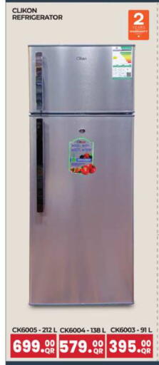 CLIKON Refrigerator available at Ansar Gallery in Qatar - Al Rayyan