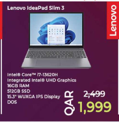 Computer & Laptop in Ansar Gallery, Qatar Offers - Qatar LENOVO Laptop available at Ansar Gallery in Qatar - Al-Shahaniya