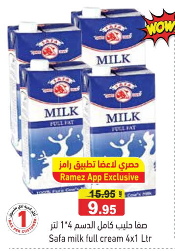SAFA Full Cream Milk available at Aswaq Ramez in UAE - Dubai