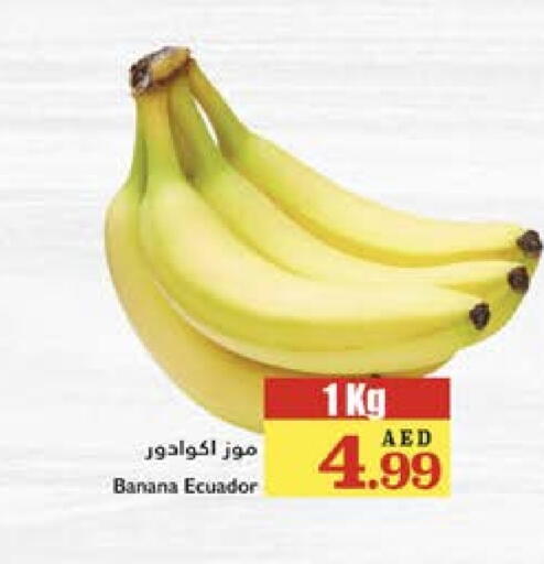 Banana from Ecuador available at Trolleys Supermarket in UAE - Dubai