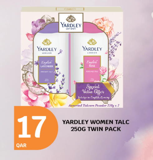 YARDLEY Talcum Powder available at City Hypermarket in Qatar - Al Wakra