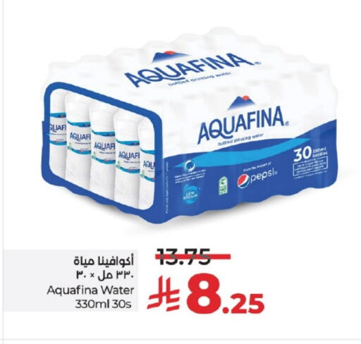 AQUAFINA available at LULU Hypermarket in KSA, Saudi Arabia, Saudi - Mecca