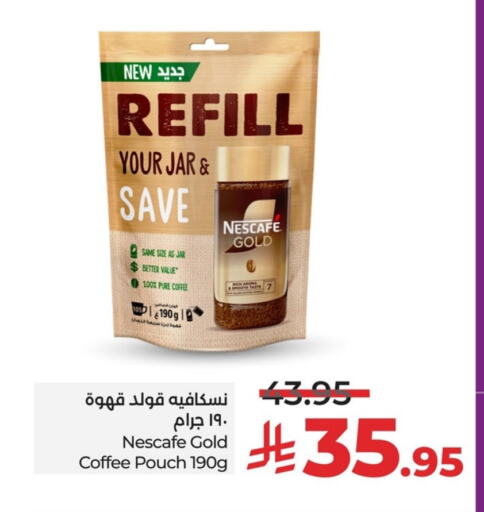 NESCAFE GOLD Coffee available at LULU Hypermarket in KSA, Saudi Arabia, Saudi - Dammam