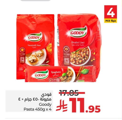 GOODY Pasta available at LULU Hypermarket in KSA, Saudi Arabia, Saudi - Qatif