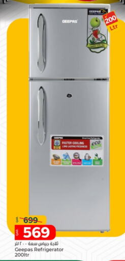 GEEPAS Refrigerator available at Paris Hypermarket in Qatar - Doha