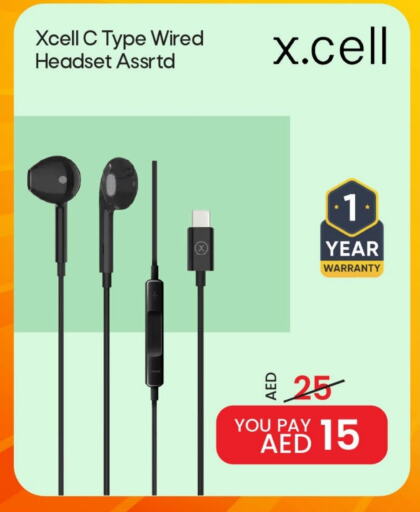 XCELL Earphone available at Mark & Save in UAE - Dubai