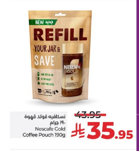 Tea & Coffee in LULU Hypermarket, Saudi Arabia Offers - Saudi Arabia NESCAFE GOLD Coffee available at LULU Hypermarket in KSA, Saudi Arabia, Saudi - Yanbu