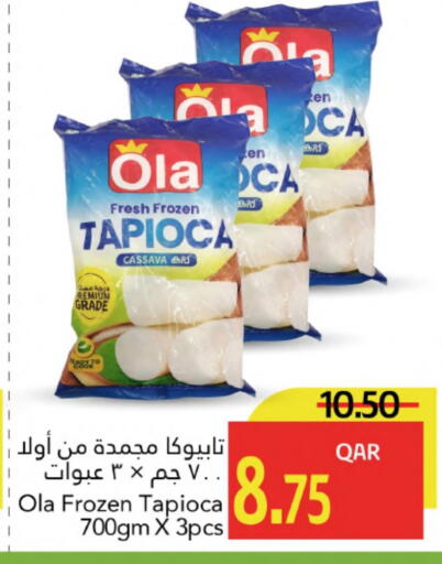 Cassava available at Gulf Food Center in Qatar - Al Shamal