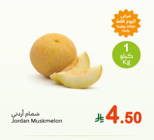 Fresh Fruits in Othaim Markets, Saudi Arabia Offers - Saudi Arabia Sweet melon from Jordan available at Othaim Markets in KSA, Saudi Arabia, Saudi - Al Khobar