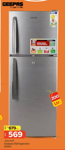 GEEPAS Refrigerator available at Paris Hypermarket in Qatar - Al-Shahaniya