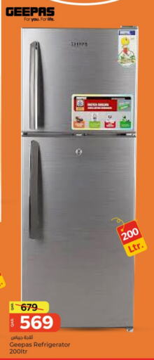 GEEPAS Refrigerator available at Paris Hypermarket in Qatar - Al-Shahaniya