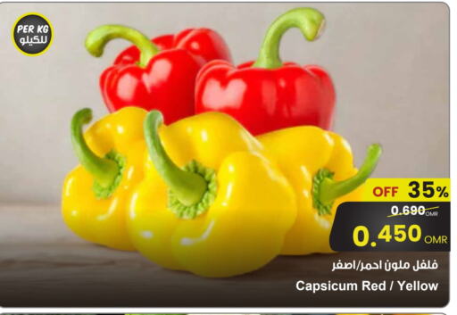 Fresh Vegetables in Sultan Center , Oman Offers - Oman Chilli / Capsicum available at Sultan Center in Oman - Muscat