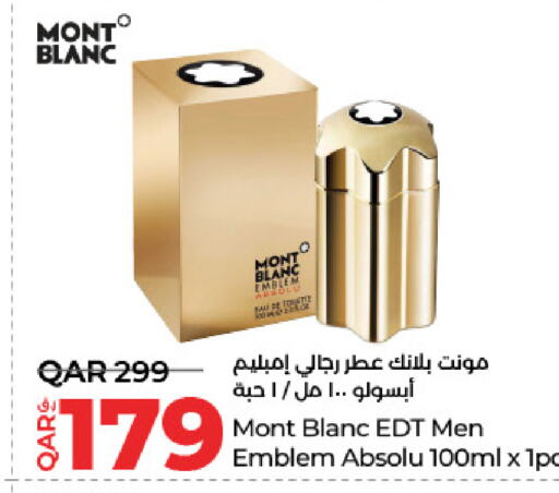 MONT BLANC available at LuLu Hypermarket in Qatar - Al Khor