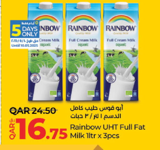 RAINBOW Long Life / UHT Milk available at LuLu Hypermarket in Qatar - Doha