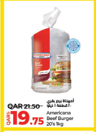 اللحوم المجمدة in لولو هايبرماركت, قطر Offers - قطر أمريكانا حم بقرى available at لولو هايبرماركت in قطر - الريان