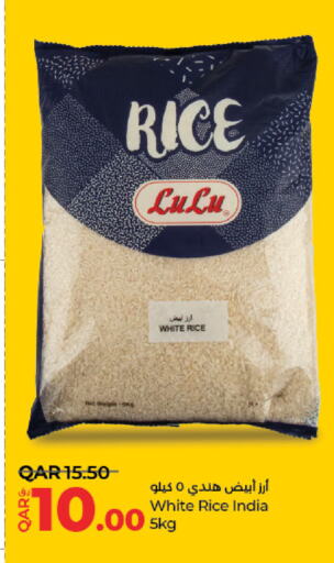 LULU White Rice available at LuLu Hypermarket in Qatar - Doha