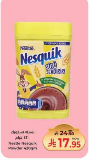 Powdered Drinks & Syrups in Kabayan Hypermarket, Saudi Arabia Offers - Saudi Arabia NESQUIK available at Kabayan Hypermarket in KSA, Saudi Arabia, Saudi - Jeddah