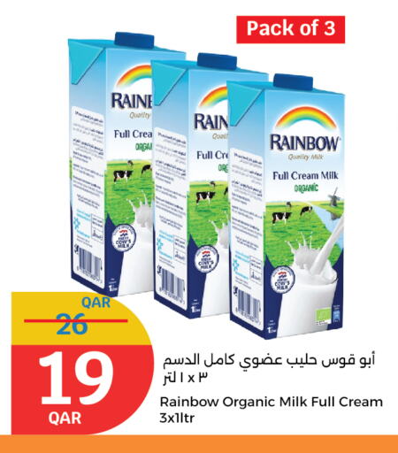 RAINBOW Full Cream Milk available at City Hypermarket in Qatar - Al Khor