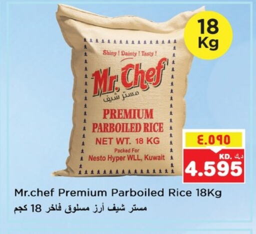MR.CHEF Parboiled Rice available at Nesto Hypermarkets in Kuwait - Ahmadi Governorate