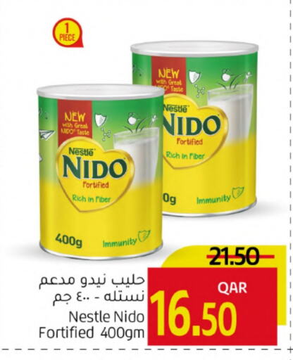 Powdered & Condensed Milk in Gulf Food Center, Qatar Offers - Qatar NIDO Milk Powder available at Gulf Food Center in Qatar - Al Shamal