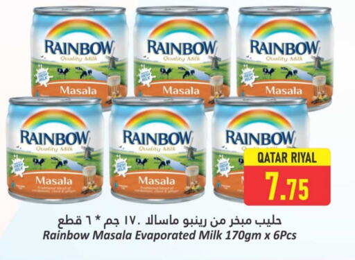 RAINBOW Evaporated Milk available at Dana Hypermarket in Qatar - Al Khor