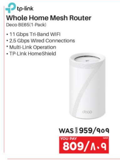 TP LINK Wifi Router available at Emax  in Qatar - Al Shamal