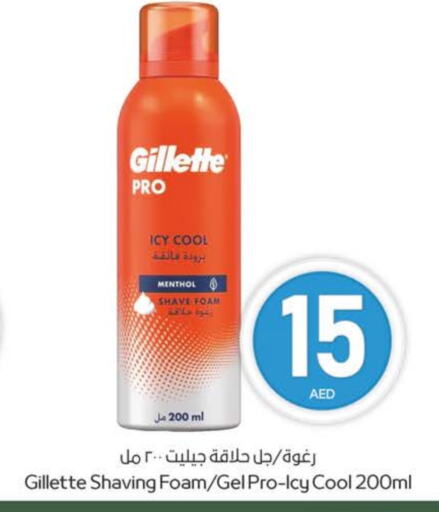 Shaving & Hair Removal in Megamart Supermarket , UAE Offers - United Arab Emirates GILLETTE Shaving Foam / After shave available at Megamart Supermarket in UAE - Al Ain